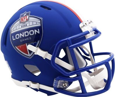 NFL Mini Helm London 2023 Games Speed Football Footballhelm Riddell 095855001579