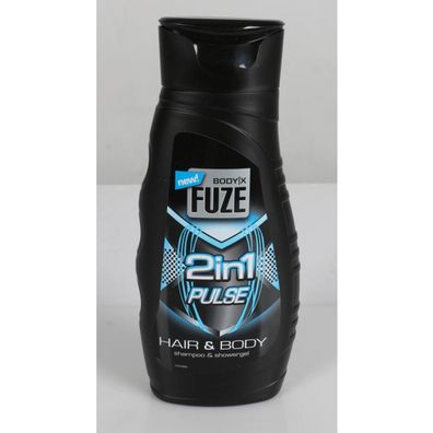 12x Body X Fuze 2in1 Pulse 300ml Shampoo Duschgel Haarwäsche Körperpflege Haut