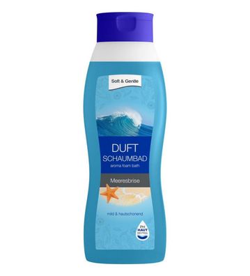 8x Soft&Gentle Schaumbad 1L Meeresbrise Duft Badezusatz Körperpflege Duschen