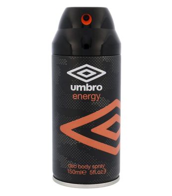 6x Umbro Bodyspray 150ml Energy Deodorant Parfüm Duft Männer Herren Men Schutz