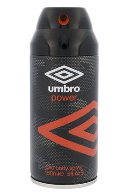 6x Umbro Bodyspray 150ml Power Deodorant Parfüm Duft Männer Herren Men Schutz