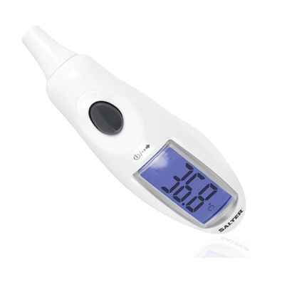 Salter Kontaktloses Fieberthermometer TE150EU Ohrthermometer Infrarot LCD
