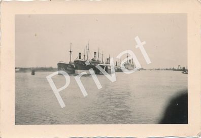 Foto WKII Container-/ Frachtschiffe Ostsee A1.85