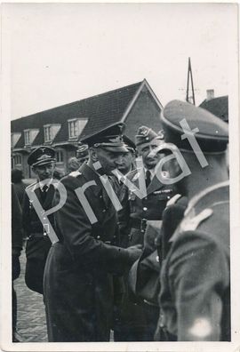 Foto WK II Empfang Begrüßung des Kommandanten hohe Militärs 11.5.43 A1.64