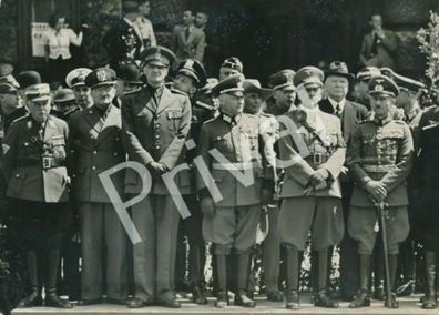 Foto WK II Kolonialkundgebung Wien Heldenplatz italienische Gäste 1939 A1.65