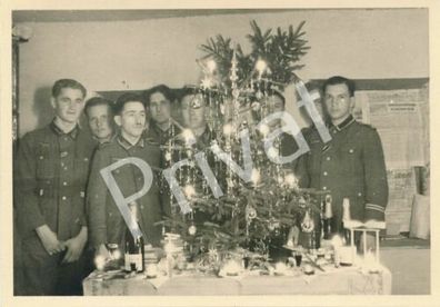FotoWKII 97. Jäger-Div. Soldaten Weihnachten 1941 Troizkoje ???????? ?????? F1.15