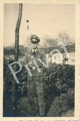 Foto WKII Soldat Luftwaffe Wehrmacht Uniform Portrait F1.23