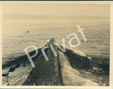 Foto WK II Wehrmacht Marine U-Boot Deck Ostsee F1.34