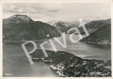 Foto PK WK II Panorama Sk&aring; nevik 1940 Norway L1.44