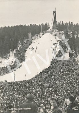 Foto PK WK II Panorama Holmenkoll bakken Ski Sprungschanze 1940 Norway L1.44