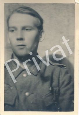 Foto WK II Wehrmacht Portrait eines jungen Soldaten 1941 Oslo Norway L1.43