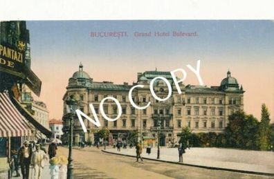 PK Foto WK1 Bukarest Rumänien Grand Hotel Bulevard 1916 C1.51
