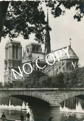 Foto PK WK2 Frankreich Paris Notre Dame Ansichtskarte ca. 1945 C1.22