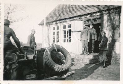 Foto WK II Wehrmacht Soldaten Baracke Jugend Landdienst K1.20