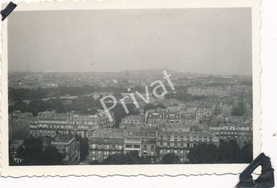 Foto WK II Wehrmacht Paris Panorama von Eiffelturm France 1940 K1.22