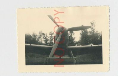 Foto WK2 Flugzeug Me 109 Nahaufnahme Propeller #6