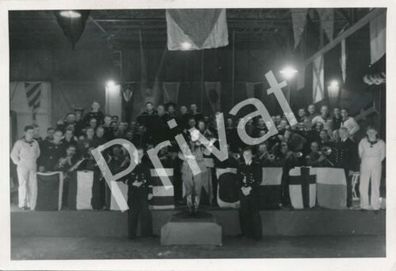 Foto WKII Wehrmacht musikalische Einlage Halle Einweihung 30.11.1940 F1.67
