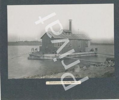 Foto Kaiser Wilhelm Kanal NOK schwimmende elektrische Zentrale SH L1.40