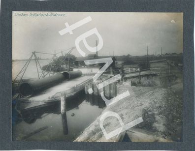 Foto Kaiser Wilhelm Kanal NOK Umbau Schöpfwerk Kudensee SH L1.40