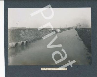 Foto Kaiser-Wilhelm-Kanal NOK Wasserablauf Rohre L1.39