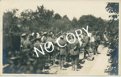 PK Foto WK1 Regimentsmusik 13. Res.-Infanterie- Regiment Stochod 1916 C1.51