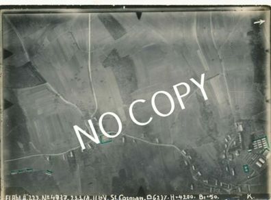 Foto WK1 XL Luftaufnahme Vogelper. Aufklärung Fl. Abt. A223 St. Cosman C1.30