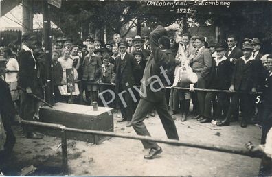 Foto PK Oktoberfest Starnberg Hau den Lukas 1921 Bayern nicht gelaufen H1.80