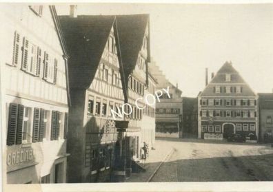 Foto WK 2 Marktplatz Feuchtwangen 1932 Hotel Greifen Franken Deutschland A 1.13