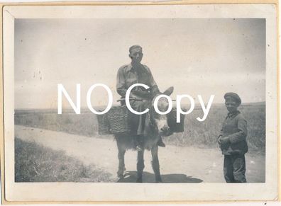 Foto Bürgerkrieg Spanien -Legion mit Maulesel 1937. X42