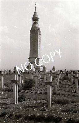 Foto WK II Dia Negativ S/ W Notre Dame de Lorette Soldatenfriedhof Arras J1.23