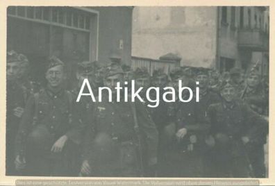 Foto WK2 Einmarsch Soldaten Infanterie Nachrichten Komp.231 Coburg 1940/41 B1.20