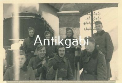 Foto WK2 Bahnwagon Soldaten Infanterie Komp.231 Coburg 1940/41 B1.20