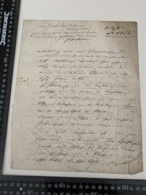 General Claer General im 1870/71 Krieg - Brief von Fürst von Hohenzollern PO