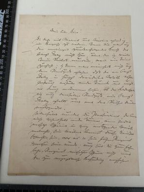 General Claer General im 1870/71 Krieg - Brief von 1879 PO