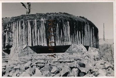 100% Original Foto Legion Condor Spain gesprengter Bunker #97