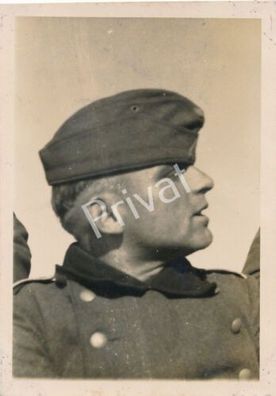 Foto WK II Wehrmacht Portrait eines Soldaten Uniform L1.02