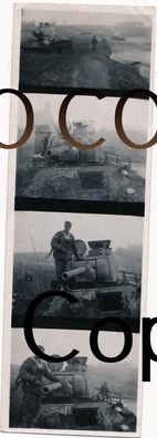 Foto WK2 Wehrmacht erbeutet russischen Panzer tank #X6