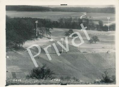 Foto XL WK II französische Luftaufnahme Grenzgebiet Vermessung F1.46