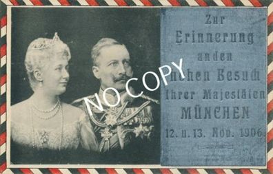 Foto PK Besuch Ihrer Majestäten in München November 1906 G1.29