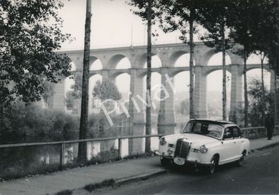 Foto Oldtimer mercedes mit Kennzeichen Panorama K1.79