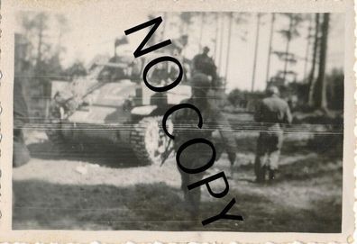 Foto WK II France 1 r&eacute; giment de cuirassiers 5 Panzerdivision Kampf #93