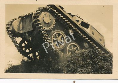 Foto WK II Wehrmacht Soldaten Panzer Kampfwagen Manöver 1937 Malchin K1.77