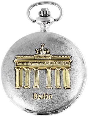 Excellanc 480312000044 Taschenuhr Motiv "Berlin" bicolour