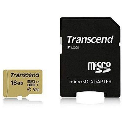Flash SecureDigitalCard (microSD) 16GB - Transcend