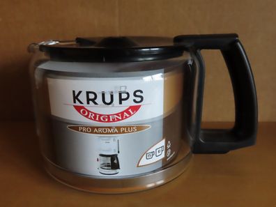 Kaffeekanne Ersatzkanne mit Deckel für 10 Tassen Krups 182134/2 Pro Aroma Plus