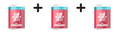 3 x Myprotein Clear Whey Isolate (488g) Cranberry and Raspberry