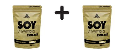 2 x Peak Soy Protein Isolate (750g) Peanut Chocolate Chip