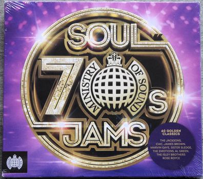 Various - 70s Soul Jams (2018) (3xCD) (Ministry Of Sound - MOSCD528)(Neu + OVP)