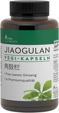 doc nature’s Jiaogulan Vegi-Kapseln 100Stk. - enthält 82 verschiedene Gypenoside