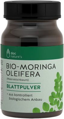 doc nature’s Bio Moringa Oleifera Blattpulver 100g - Gesund & Leben